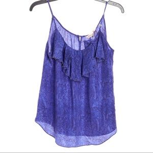 REBECCA TAYLOR Spaghetti Strap Silk Blouse Size 4